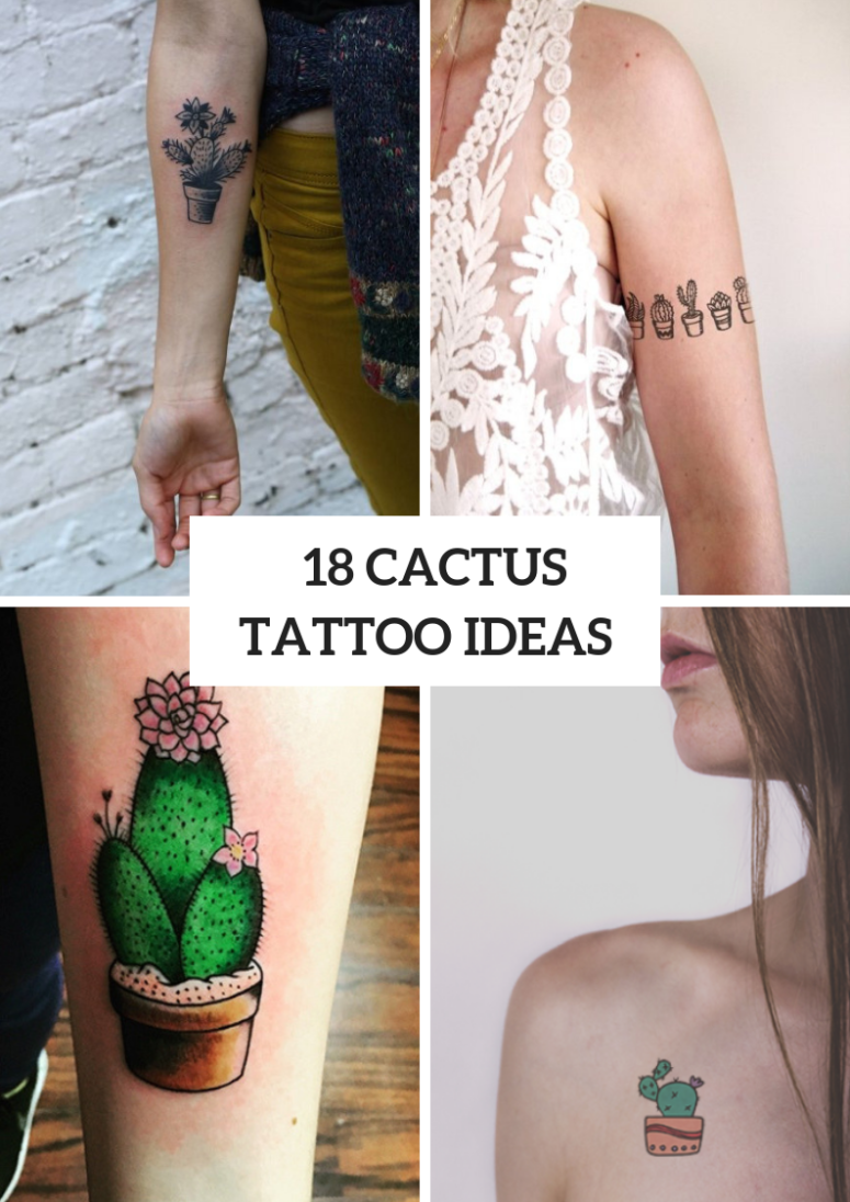 Cactus Tattoos: Meanings and Design Ideas
