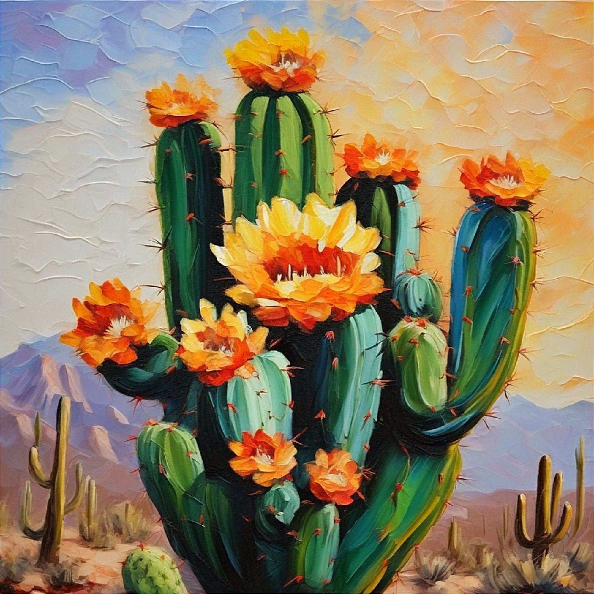 Cactus in Painting: Techniques and Tips for Artists